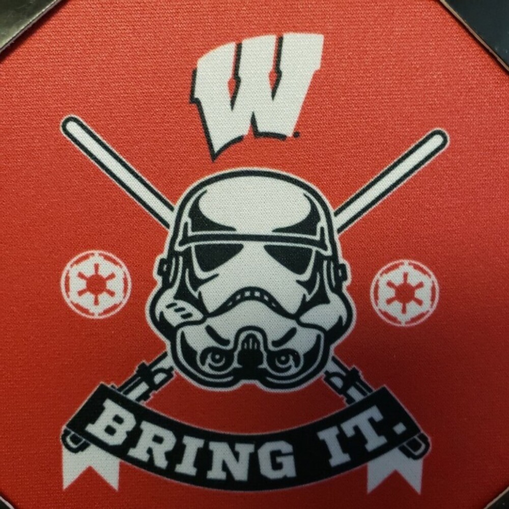 Storm Trooper Coasters Wisconsin Badgers Lot of 2 Packs Parties Tailgating Dorms - Picture 3 of 5